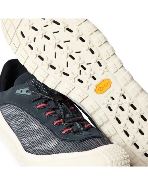 Moncler Blue Low-Top Casual Shoes for men
