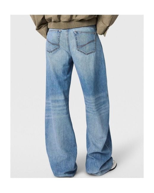 Stella McCartney Blue Mid Waist Relaxed Curve Jeans