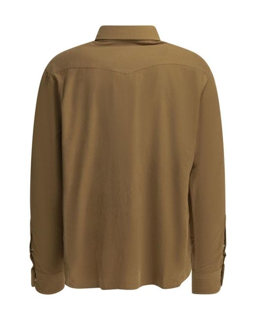 Tom Ford Green Long-Sleeved Shirt for men