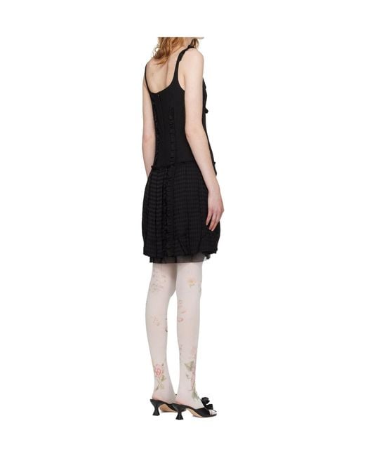 OPEN YY Black Flapper Mini Dress