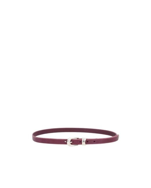 Our Legacy White Buckle Belt for men