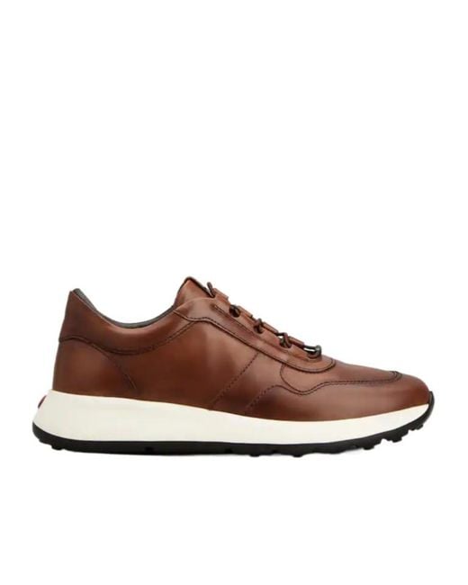 Tod's Brown Elasticated-Lace Sneakers for men