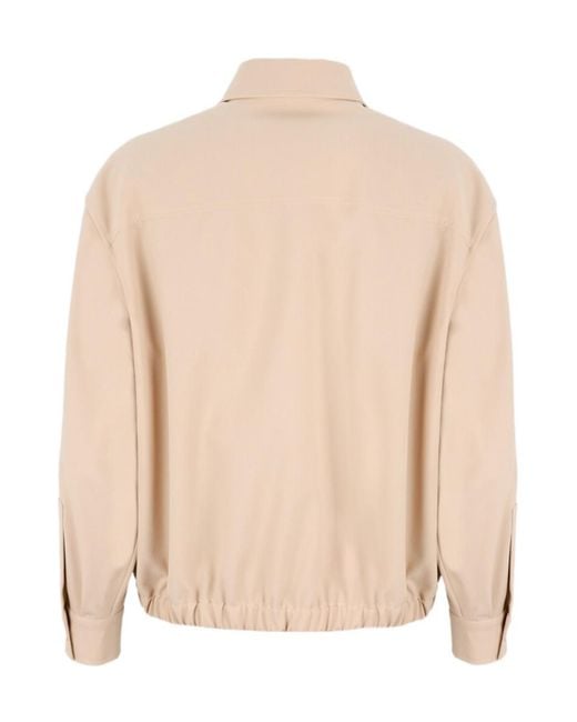 Fabiana Filippi Natural Shirt-Style Casual Jacket