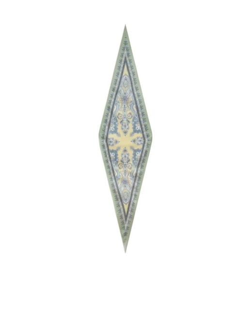 Etro Green Paisley Printed Scarf for men