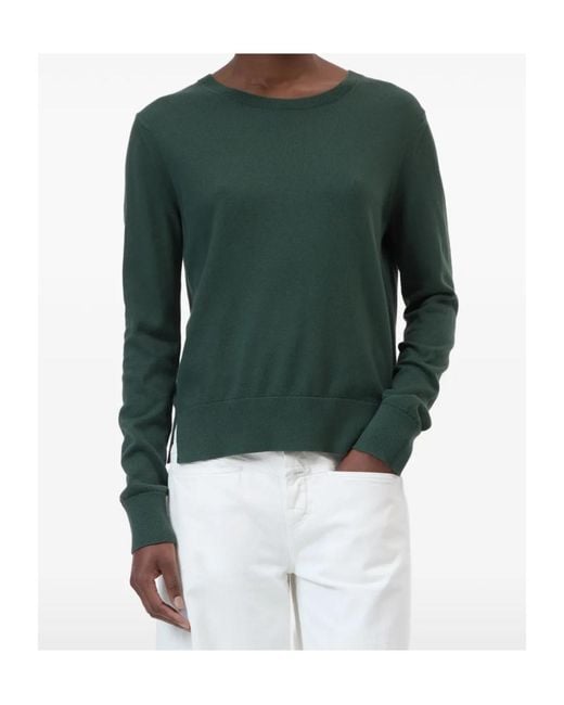 Closed Green Long Sleeve Crew Neck Knitwear