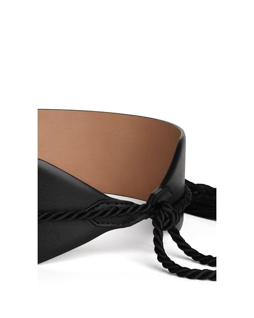 Alaïa White Alaïa Tassel Bustier Belt