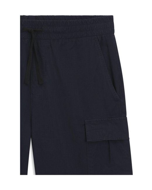 Boss Blue Cargo Shorts for men