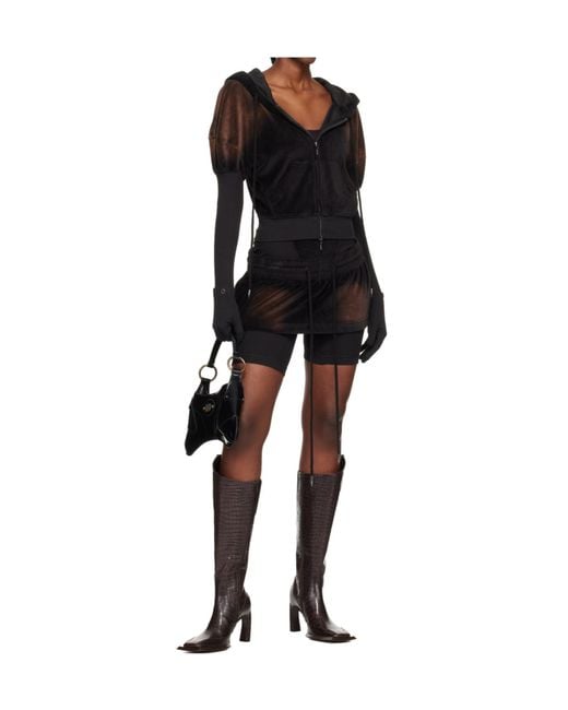 KNWLS Black Paris Skirt Pants