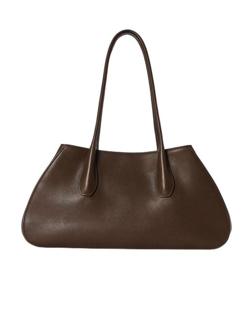 The Row Brown Alger Shoulder Bag