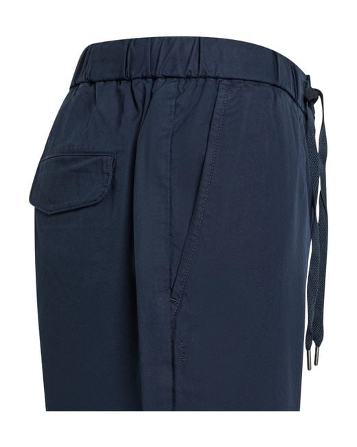 Sun 68 Blue Drawstring Waist Shorts for men
