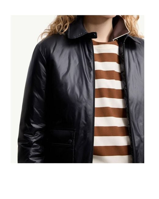 Moncler Gray Lanset Zip-Up Shirt Jacket