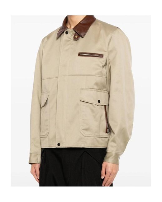 Sacai Natural Chino Blouson for men