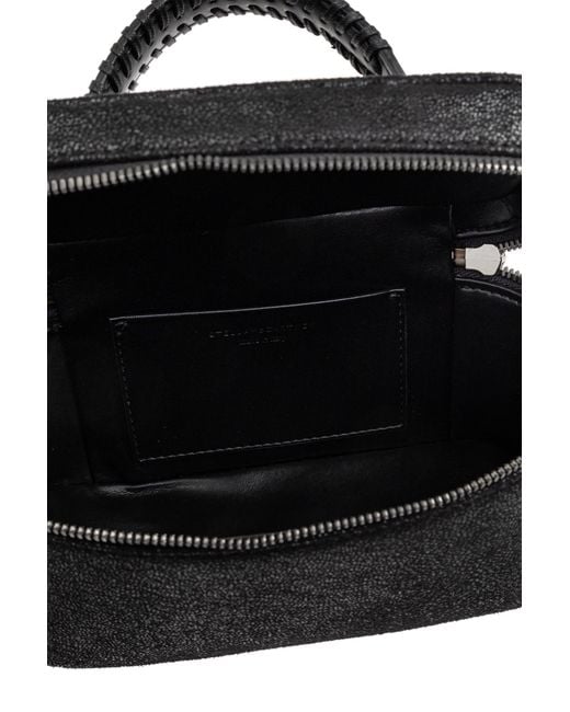 Stella McCartney Black Falabella Vanity Zipped Crossbody Bag