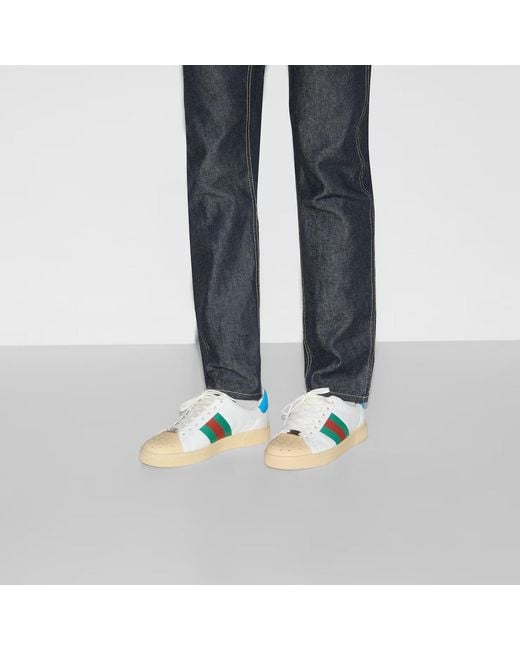 Gucci Blue Ace Sneakers for men