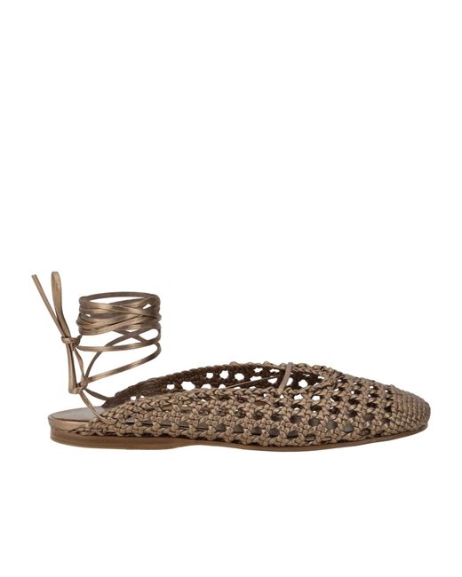 Forte Forte Brown Mesh Mules