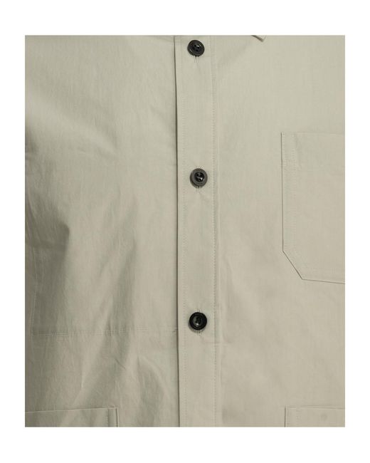 Sacai Green Long-Sleeved Shirt for men