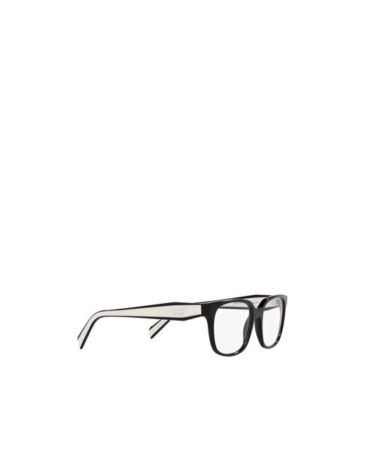 Prada White Logo Flat Mirror