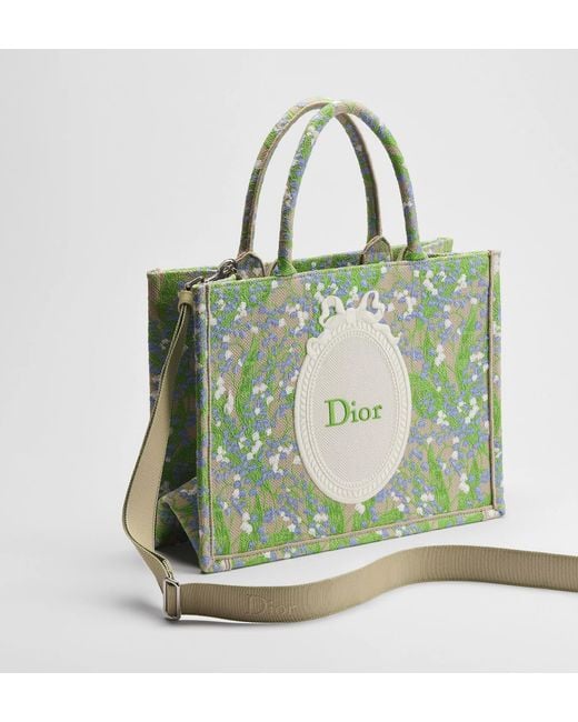Dior Green Double-Handle Shoulder Bag