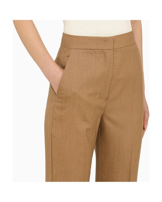 Max Mara Natural Tapered Trousers