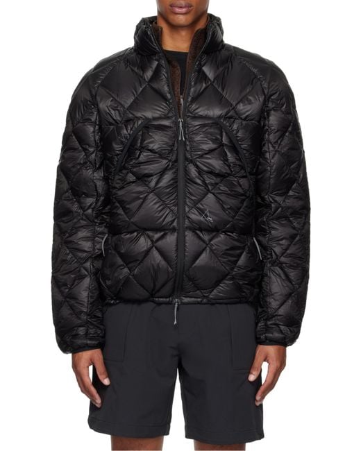 Roa Black Nuna Quilted Jacket for men