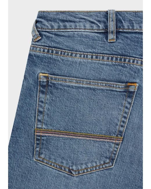 Paul Smith Blue Ps Paul Smith Tapered Leg Jeans for men