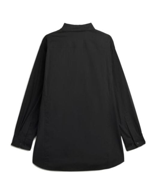 Y-3 Black Long-Sleeved Sporty Shirt for men