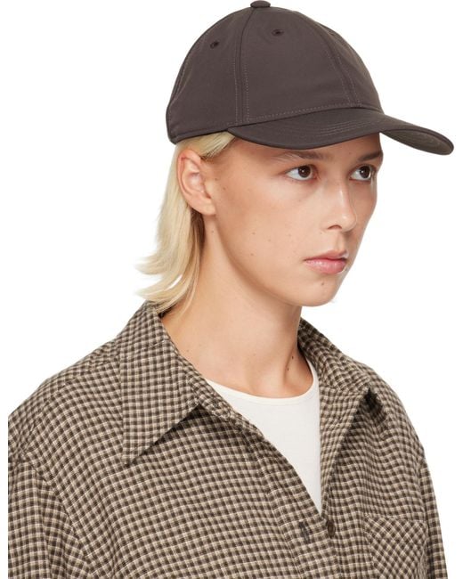 Our Legacy Brown Ballcap Hat for men