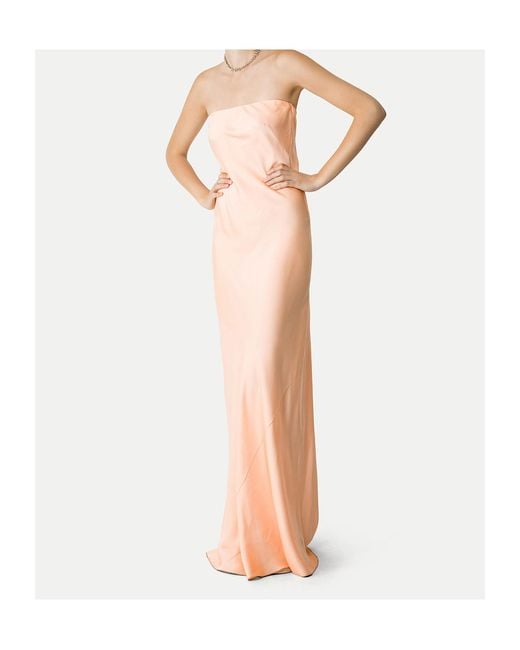 Forte_forte Pink Strapless Maxi Dress