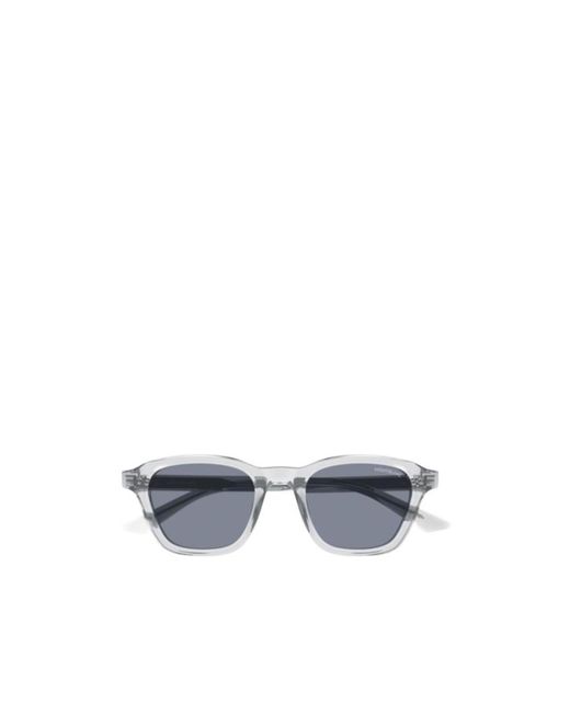 Montblanc White Eyewear Square Frame Sunglasses for men