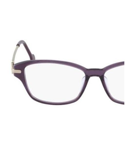 Ferragamo White Logo Flat Mirror