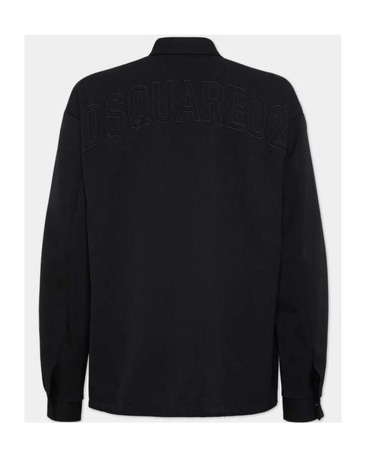 DSquared² Blue Wool Coach Jacket for men
