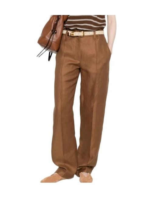 Herno Brown Pences Trousers
