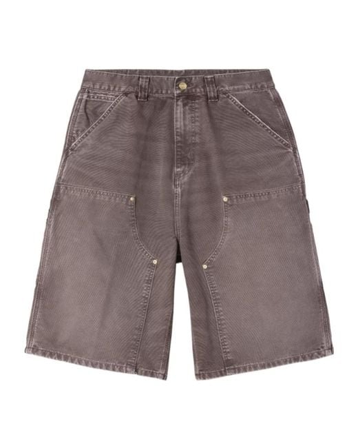 Carhartt Gray Og Double Knee Short for men