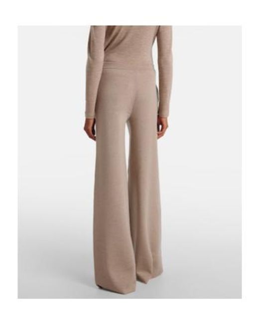 Ralph Lauren Natural Wool Wide-Leg Pants