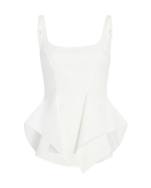 Khaite White Loa Top