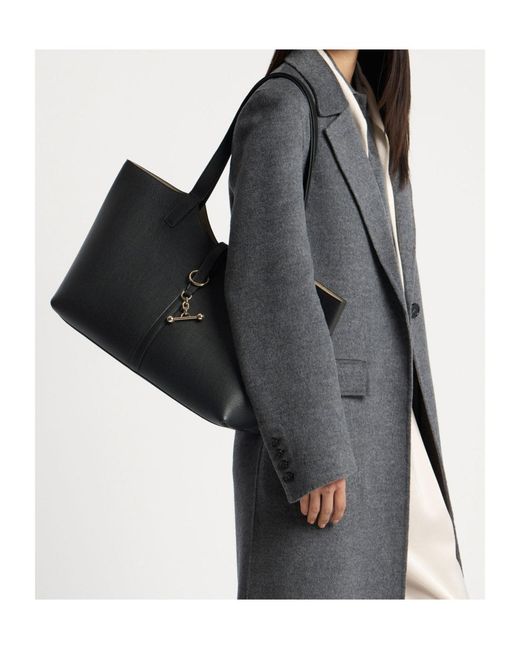 Strathberry Black Kite Tote