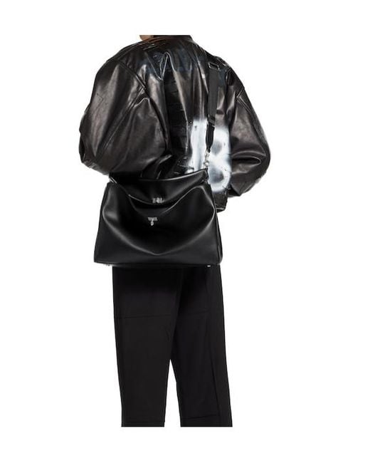 Balenciaga Black Rodeo Medium Messenger Bag for men