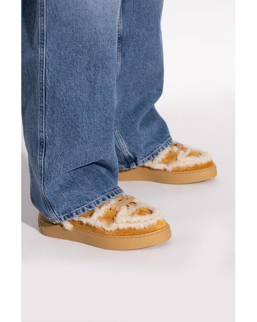 Balmain Multicolor Shearling Platform Sports Shoes