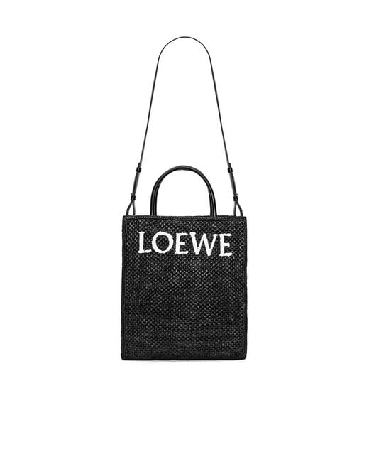 Loewe Black Standard A4 Tote Bag