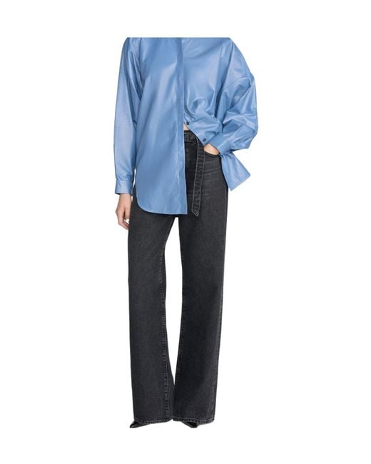 FRAME Black The Belted Loose