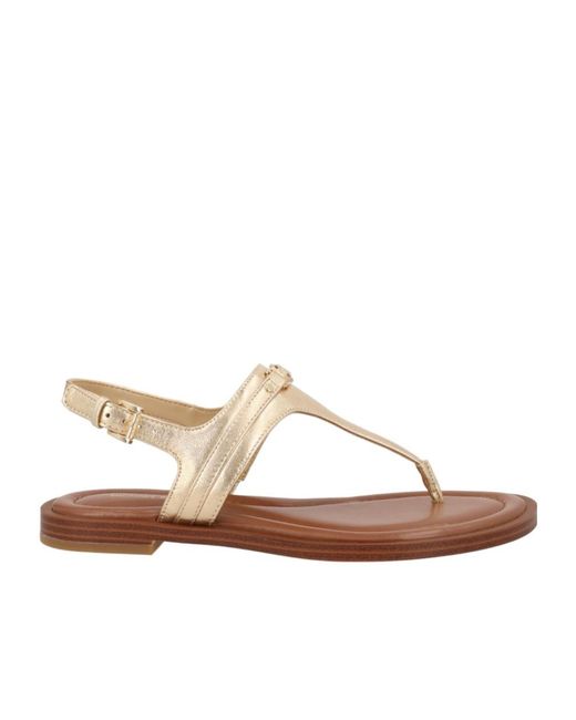 MICHAEL Michael Kors Brown Mandy Thong Sandals