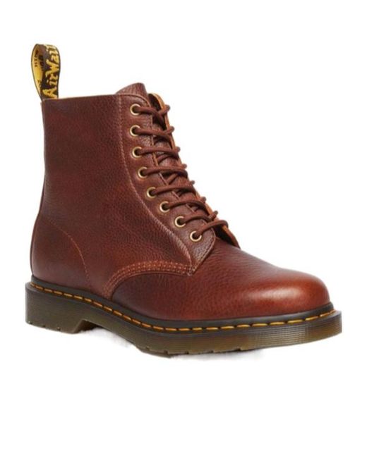 Dr. Martens Brown 1460 Ambassador Leather Lace Up Boots for men