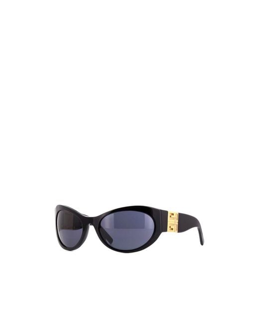 Givenchy Blue Eyewear Cat-Eye Frame Sunglasses