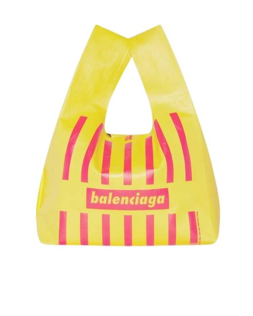 Balenciaga Yellow Monday Shopper Tote for men