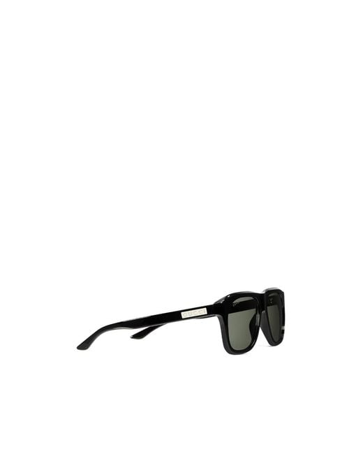 Gucci Black Square Frame Sunglasses for men