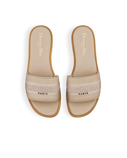 Dior White Dway Slide