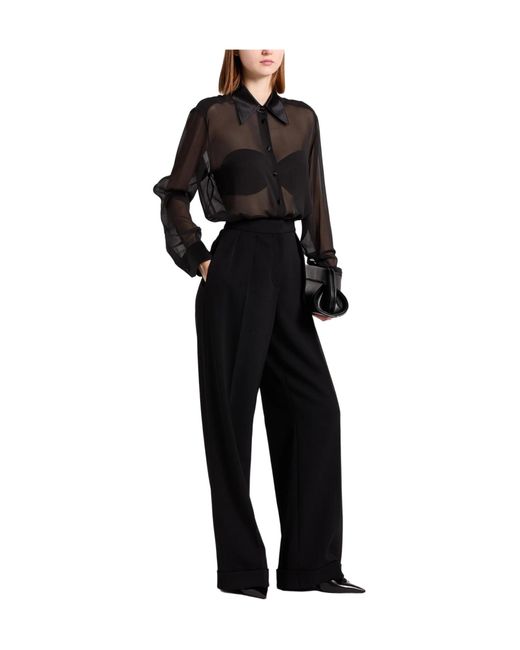 Dolce & Gabbana Black Solid-Color Shirt