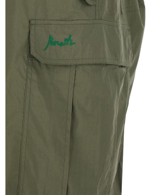 P.A.R.O.S.H. Green P.A.R.O..H. Ninja Cargo Wide-Leg Pants
