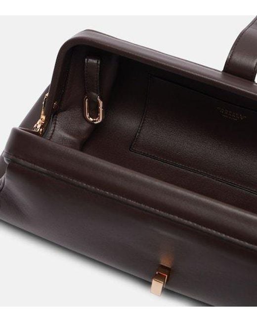 Gabriela Hearst Brown Small Leather Shoulder Bag