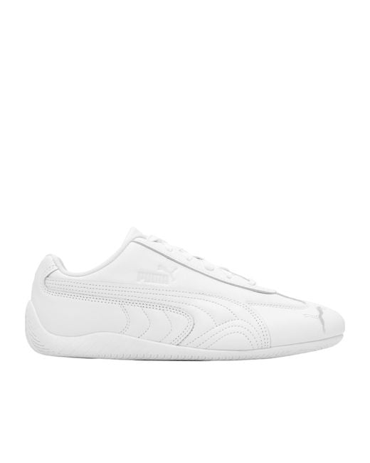 PUMA White Speedcat Sneakers for men